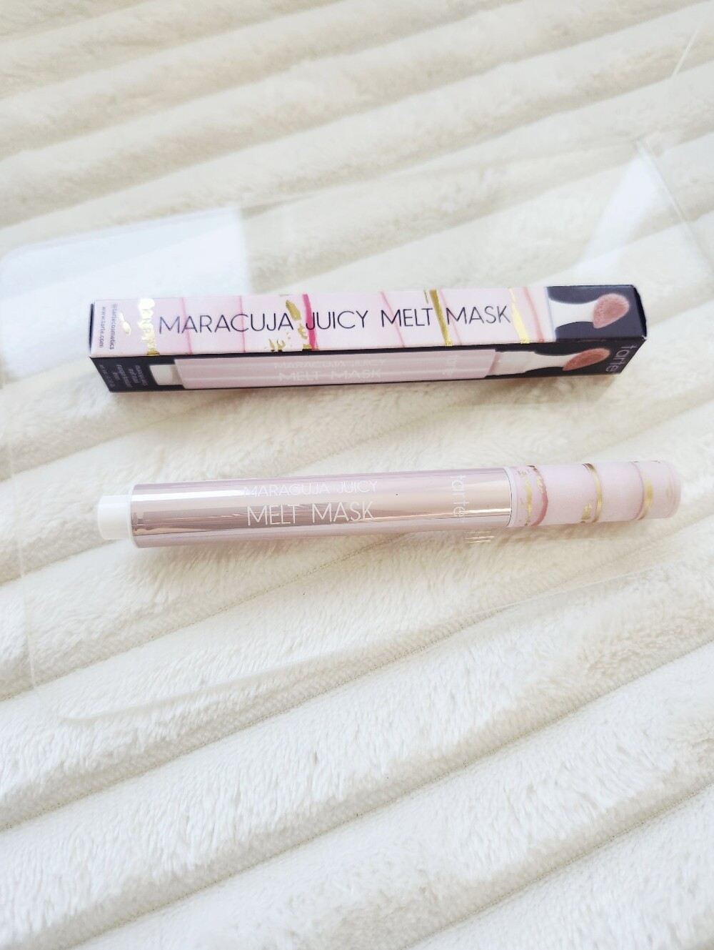 Tarte Maracuja Juicy Melt Mask Vanilla Cupcake Hydrating Lip Mask New In Box
